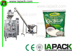 Riempitore automatico della coclea dell'impacchettatrice della polvere per la polvere della noce di cocco